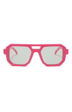 Женские солнцезащитные очки G.O.D. EYEWEAR розового цвета, арт. THIRTY F0UR B0NB0N/GREEN | Фото 3 (Региональные ограничения белый список (Axapta Mercury): Не проставлено; Нос: Не проставлено; Материал: Пластик; Тип очков: С/з; Оптика Гендер: оптика-женское; Очки форма: Авиаторы)