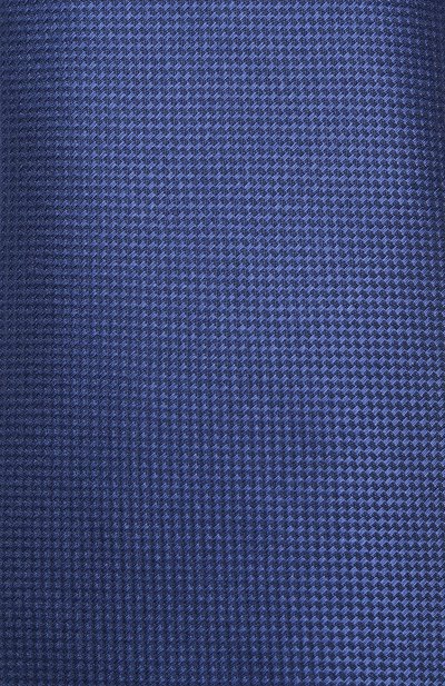 Однотонный шелковый галстук CORNELIANI синего цвета по цене 14550 руб., арт. 82U302-8820302/00, фото 3 Однотонный шелковый галстук CORNELIANI, арт. 82U302-8820302/00, фото 3