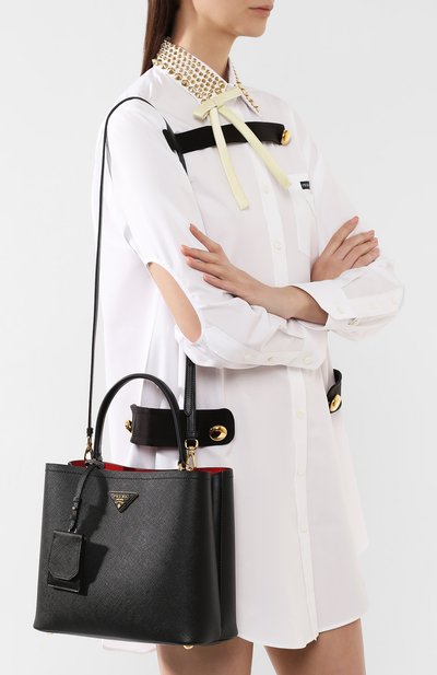 Сумка panier PRADA черного цвета по цене 210000 руб., арт. 1BA211-2ERX-F0LJ4-OOO, фото 5 Сумка panier PRADA, арт. 1BA211-2ERX-F0LJ4-OOO, фото 5