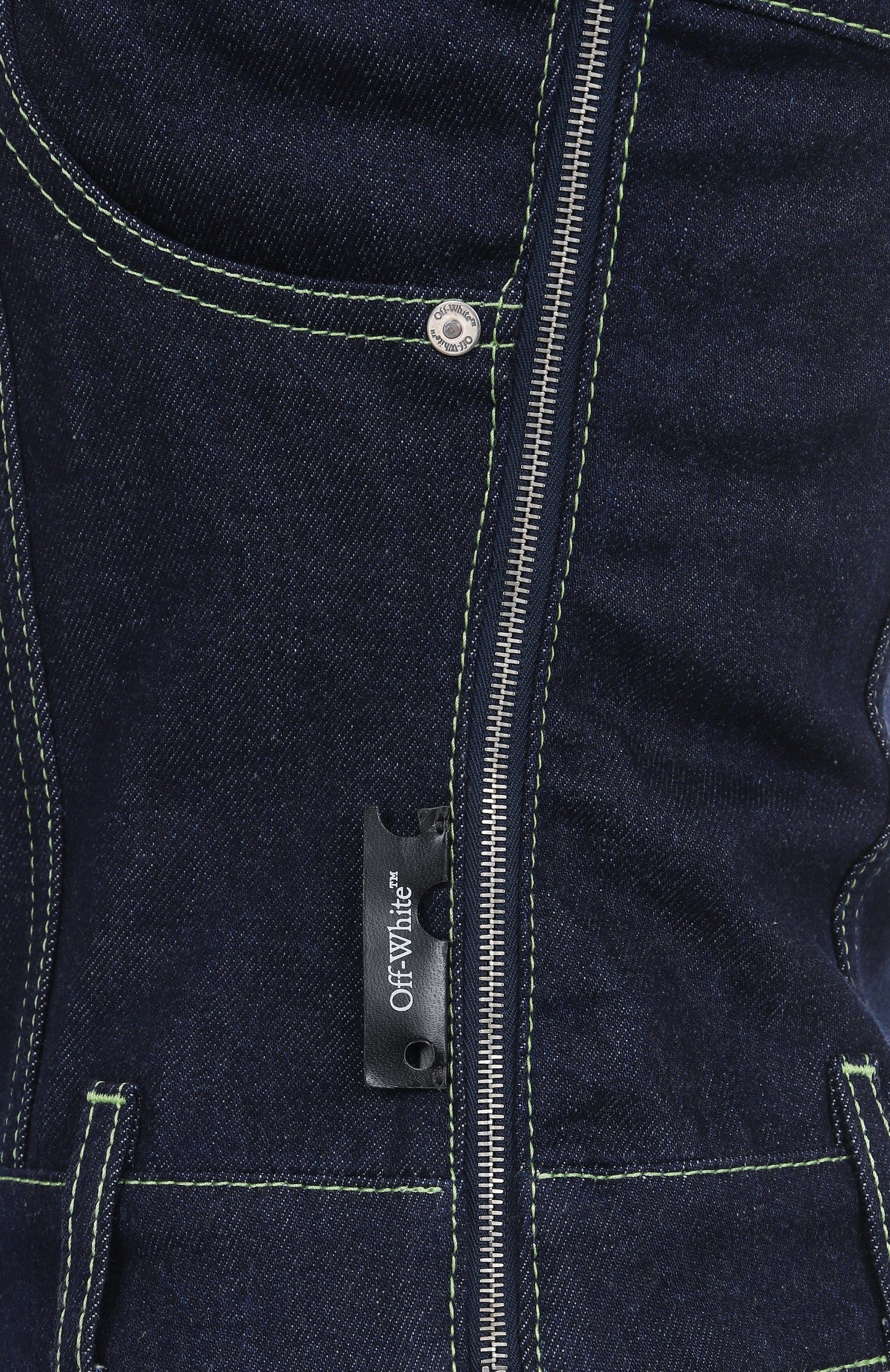 Джинсовый топ OFF-WHITE, арт. 0WYP009S25DEN001, фото 6