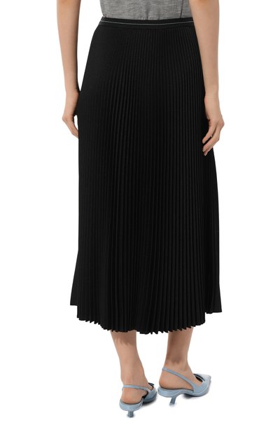Плиссированная юбка PRADA, арт. P199N-1R08-F0002-182, фото 4