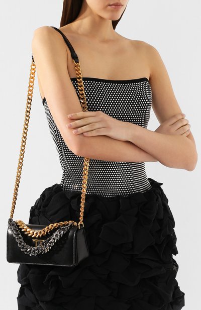 Сумка tf chain small TOM FORD черного цвета по цене 277500 руб., арт. L1252Q-LCL056, фото 5 Сумка tf chain small TOM FORD, арт. L1252Q-LCL056, фото 5