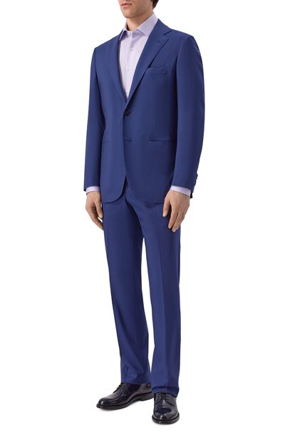 Хлопковая сорочка FRAY сиреневого цвета по цене 56600 руб., арт. TAMIGI/721, фото 2 Хлопковая сорочка FRAY, арт. TAMIGI/721, фото 2