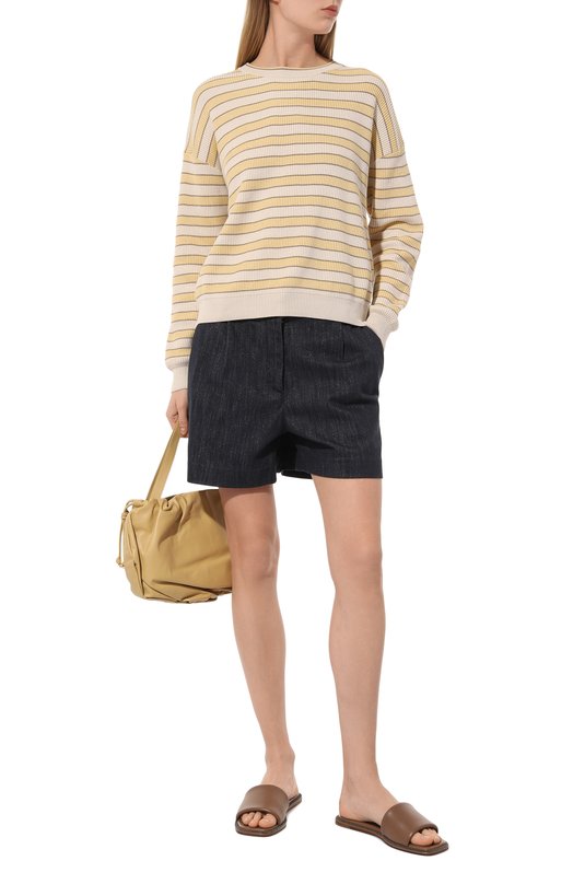 Джинсовые шорты Brunello Cucinelli ML161P5907 Синий  ML161P5907 Фото 2