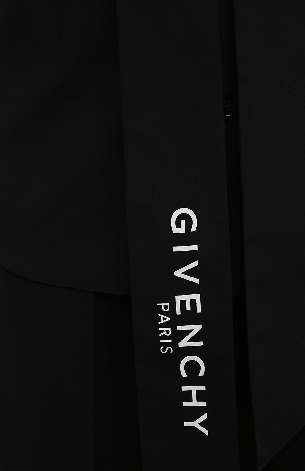 Хлопковая блузка GIVENCHY черного цвета по цене 120500 руб., арт. BW60SY111N, фото 5 Хлопковая блузка GIVENCHY, арт. BW60SY111N, фото 5
