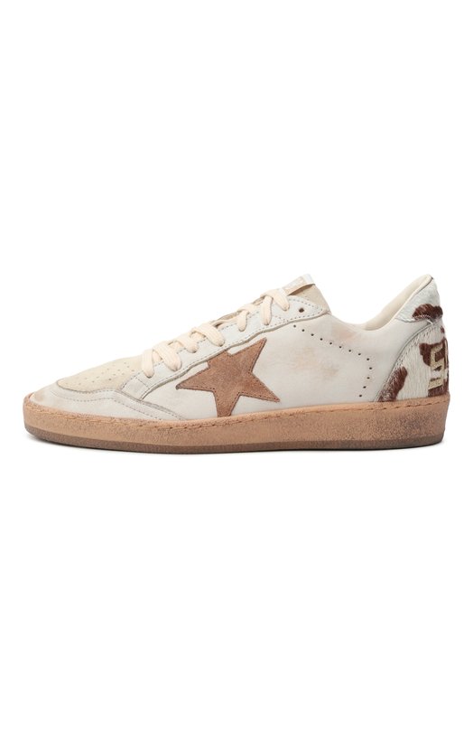 Кожаные кеды Ball Star Golden Goose Deluxe Brand GWF00117.F007563 Белый  GWF00117.F007563 Фото 4