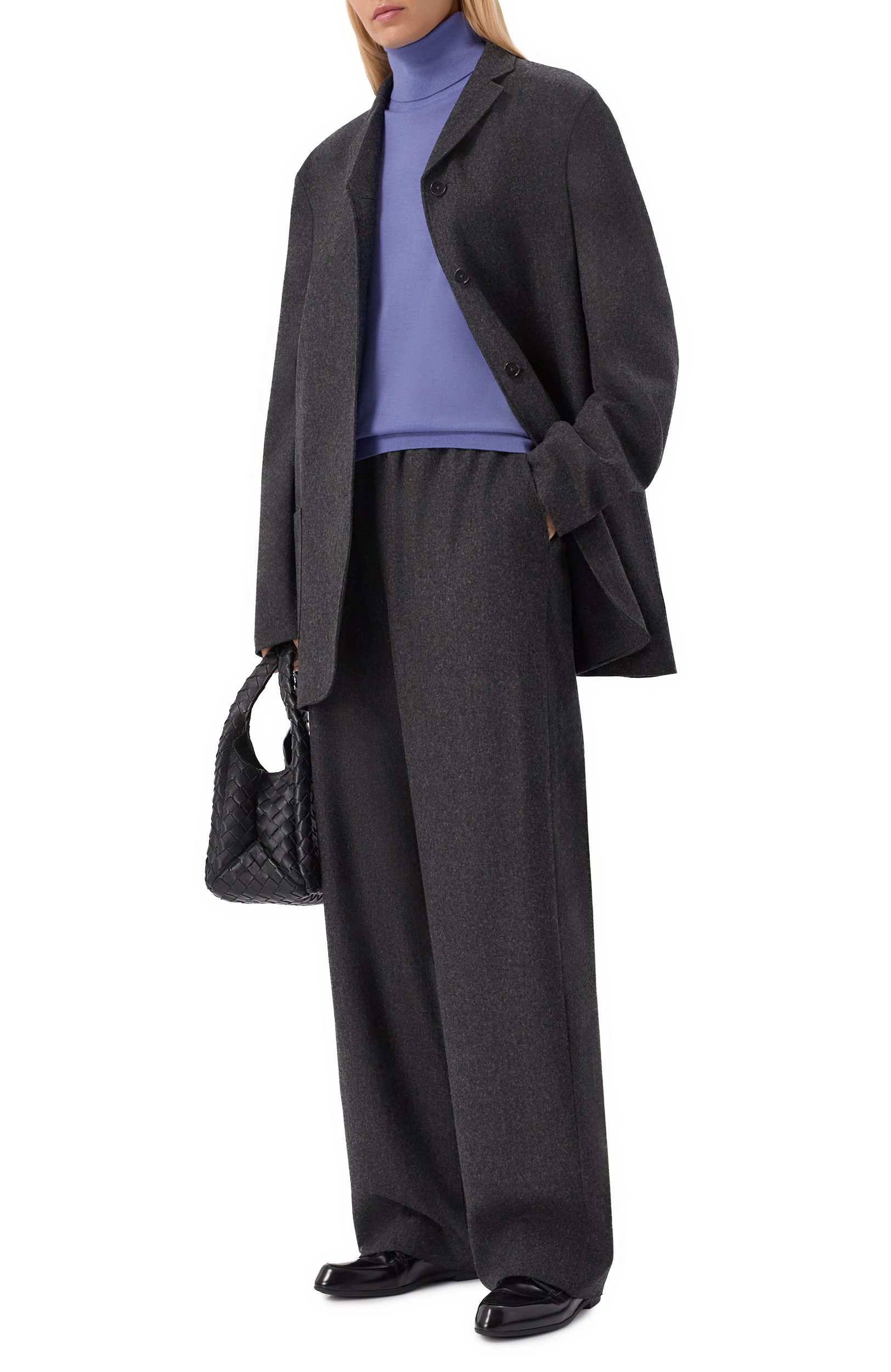 Шерстяной жакет JIL SANDER темно-серого цвета по цене 399000 руб., арт. J02BN0281/J40333, фото 2 Шерстяной жакет JIL SANDER, арт. J02BN0281/J40333, фото 2