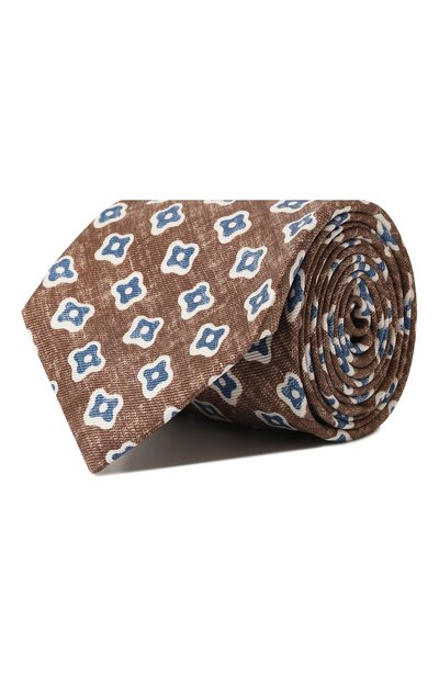 Мужской шелковый галстук KITON, арт. UCRVKLC01I39