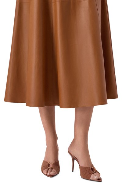 Кожаные мюли lola 90 SAINT LAURENT, арт. 808664/AAD82, фото 2