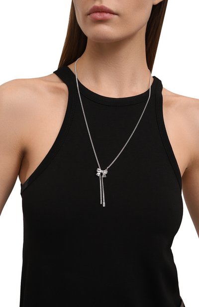 Подвеска на цепочке NUMBERING серебряного цвета по цене 19450 руб., арт. 5764, фото 2 Подвеска на цепочке NUMBERING, арт. 5764, фото 2