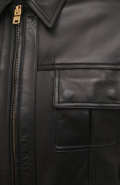 Кожаный бомбер AMIRI, арт. W0M04359LE, фото 5