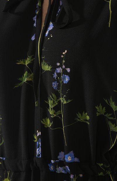 Платье с принтом DRIES VAN NOTEN черного цвета по цене 61900 руб., арт. 192-11058-8009, фото 5 Платье с принтом DRIES VAN NOTEN, арт. 192-11058-8009, фото 5
