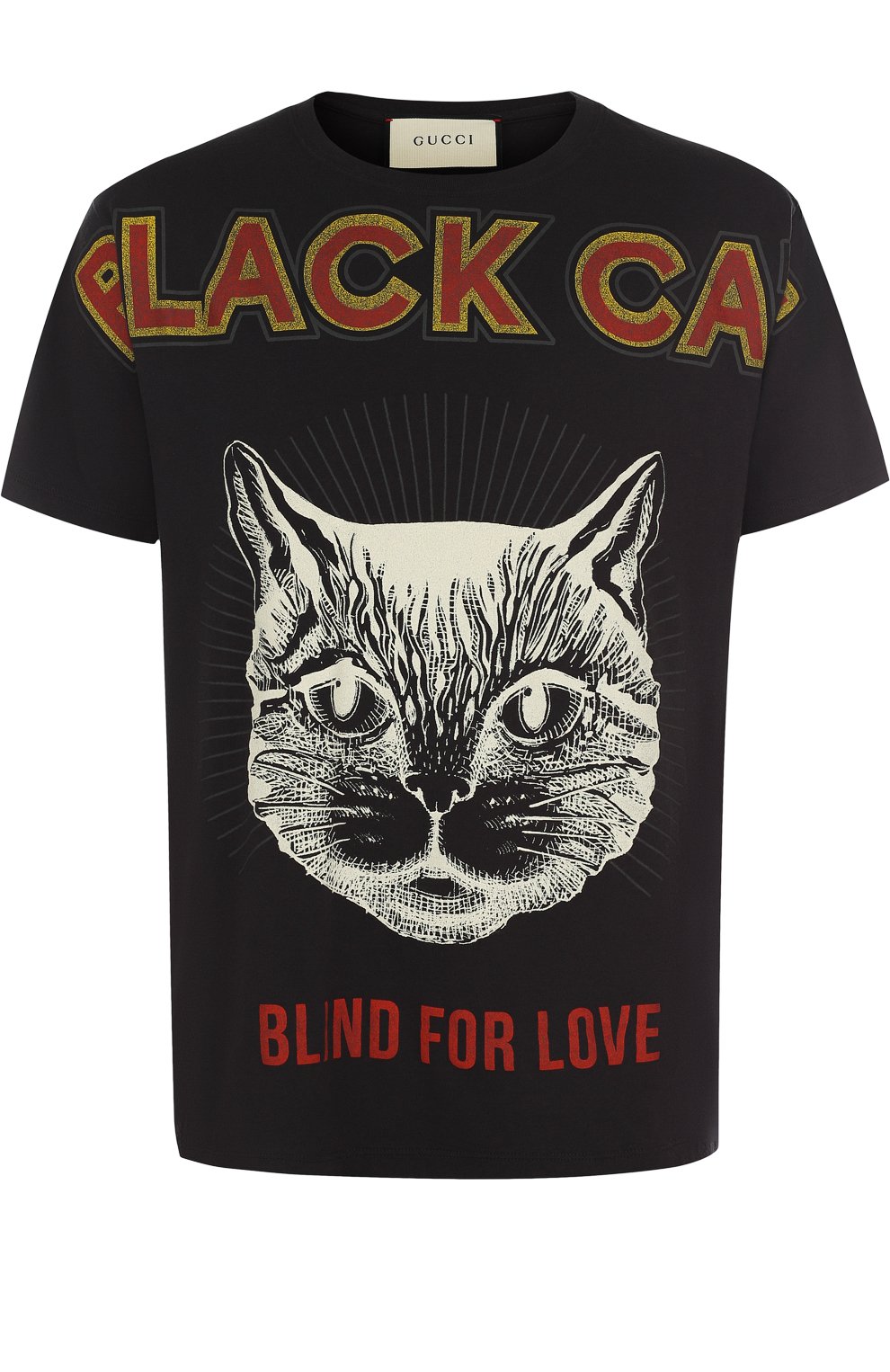 Хлопковая футболка с принтом GUCCI, арт. 493117/X3I29, фото 1