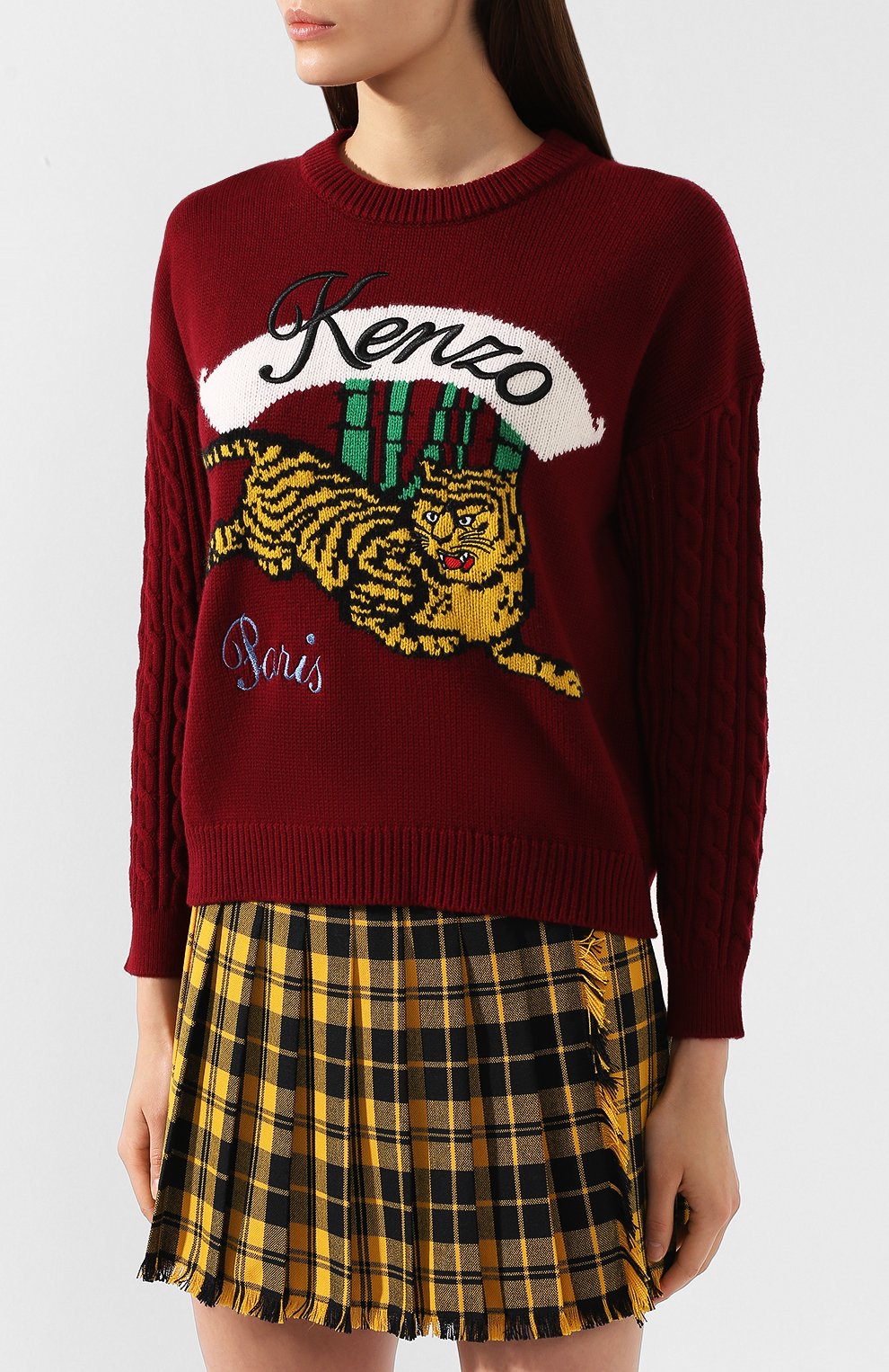Свитер из смеси шерсти и хлопка KENZO, арт. F962T06363XC, фото 3
