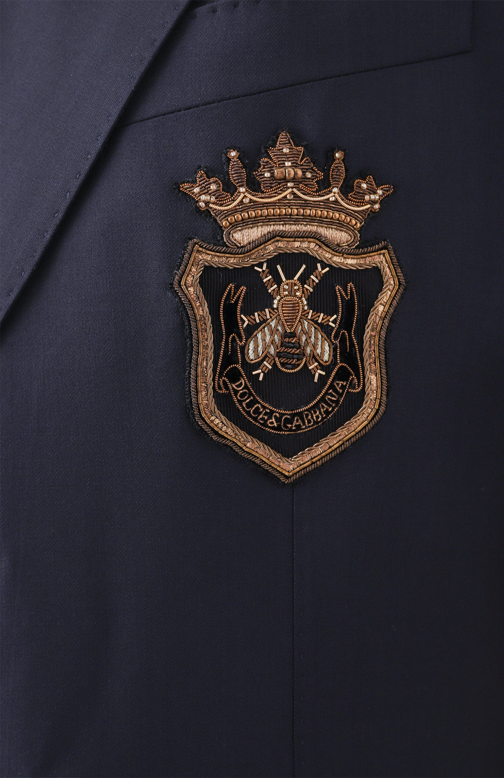 Шерстяной пиджак DOLCE & GABBANA, арт. G2TJ8Z/FUBFA, фото 8