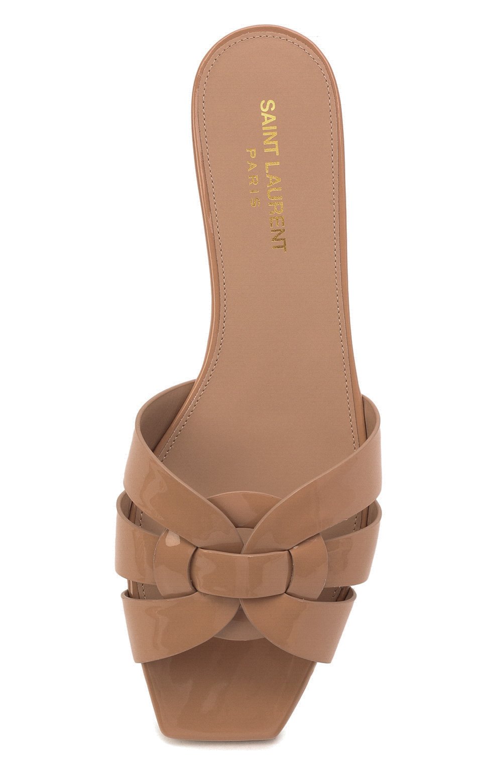 Кожаные шлепанцы nu pieds SAINT LAURENT, арт. 571952/B8I00, фото 6