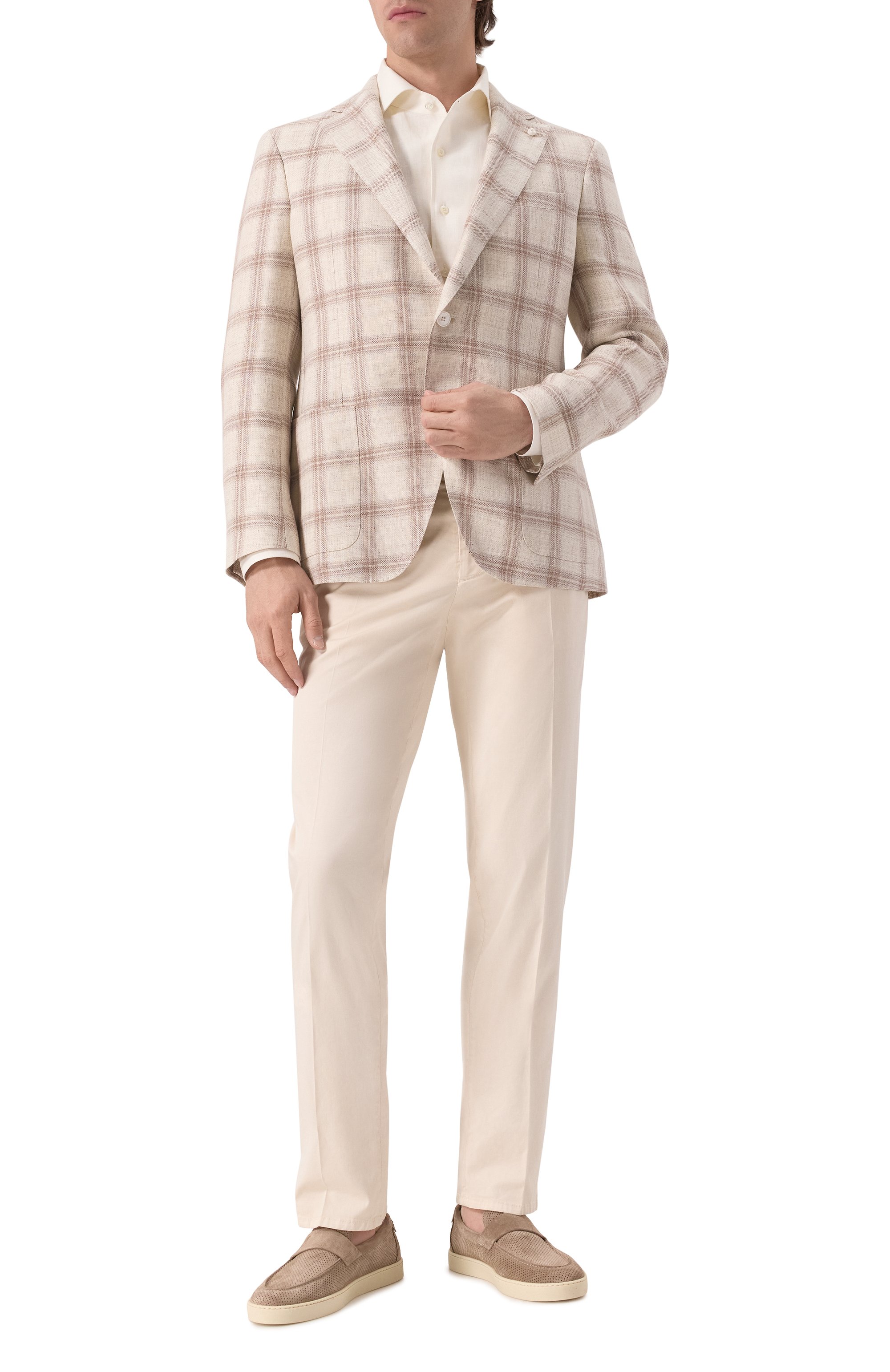 Льняная рубашка CORNELIANI, арт. 25P213-2511334, фото 2