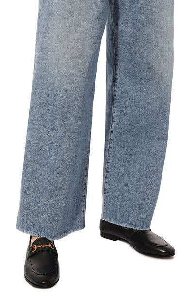 Кожаные лоферы horsebit GUCCI, арт. 631619 CQXM0, фото 3