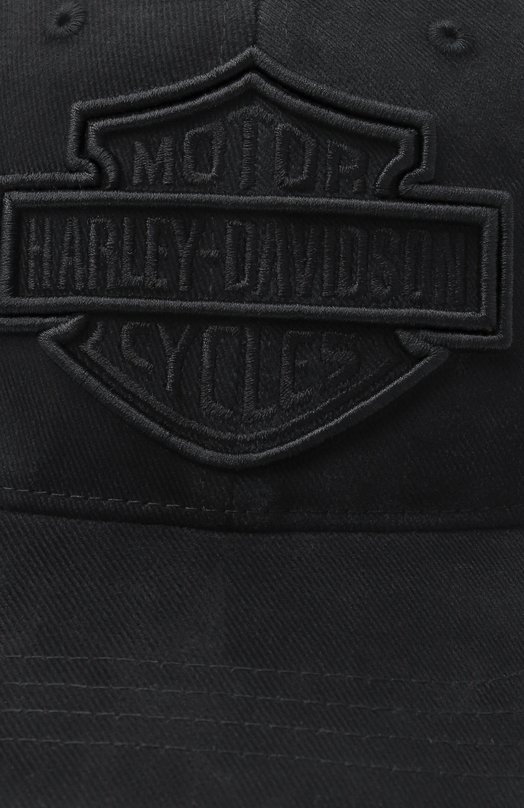 Хлопковая бейсболка Harley-Davidson 99415-16VM Чёрный  99415-16VM Фото 4