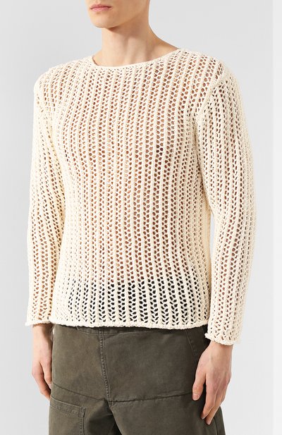 Джемпер из смеси хлопка и льна JACQUEMUS, арт. 195KN22/53120, фото 3