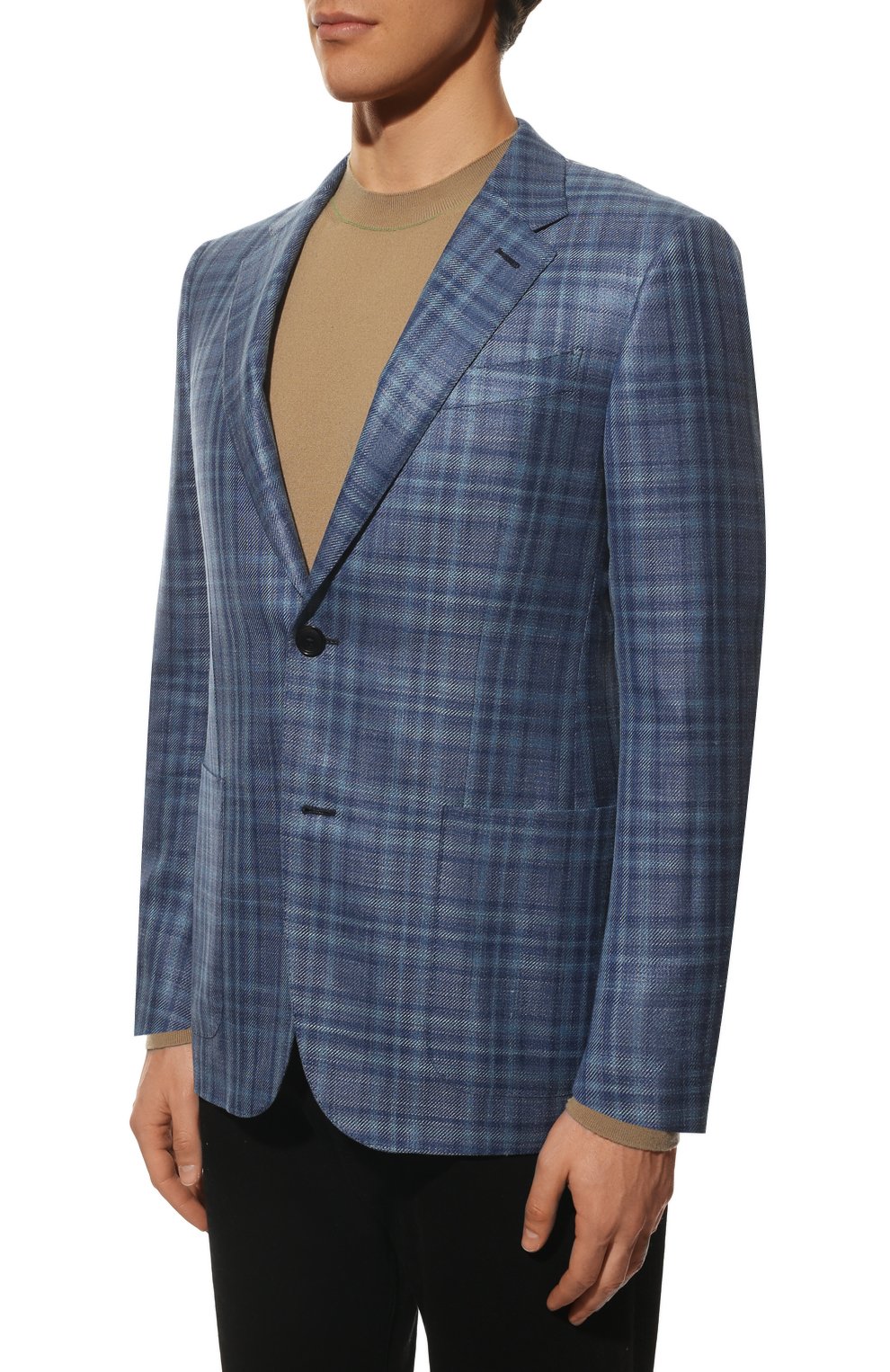 Пиджак из шерсти и шелка ZEGNA, арт. 348099/122520, фото 3