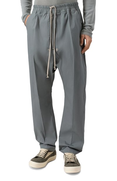 Хлопковые брюки RICK OWENS, арт. RU02E1361/TE, фото 3