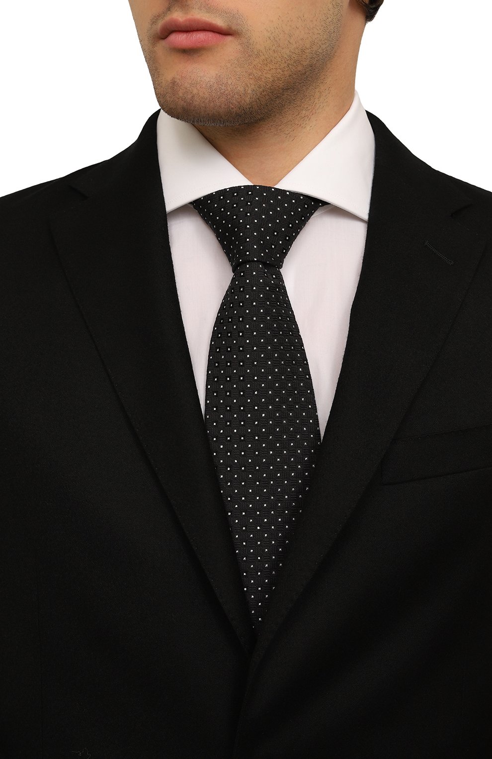 Галстук из шерсти и шелка STEFANO RICCI, арт. CCX/54001A, фото 2