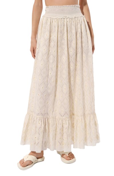 Хлопковая юбка GUCCI, арт. 752594/ZANX5, фото 3