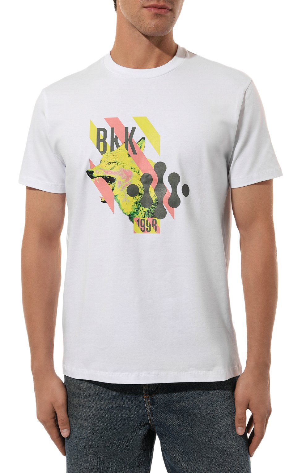 Хлопковая футболка DIRK BIKKEMBERGS, арт. PBMT0250, фото 3