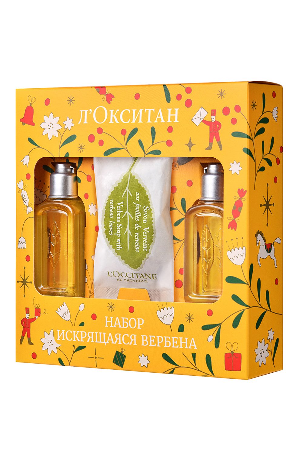Набор "искрящаяся вербена" (2x30ml+25g) L`OCCITANE бесцветного цвета по цене 1250 руб., арт. 132578, фото 2 Набор "искрящаяся вербена" (2x30ml+25g) L`OCCITANE, арт. 132578, фото 2