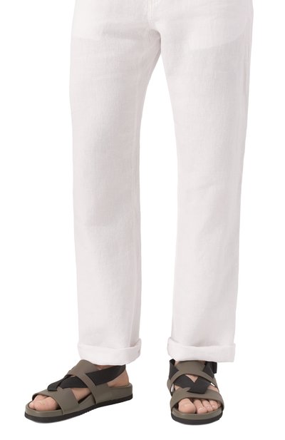 Комбинированные сандалии VIC MATIE хаки цвета по цене 37450 руб., арт. 1G8850U_E46BQRB314, фото 3 Комбинированные сандалии VIC MATIE, арт. 1G8850U_E46BQRB314, фото 3