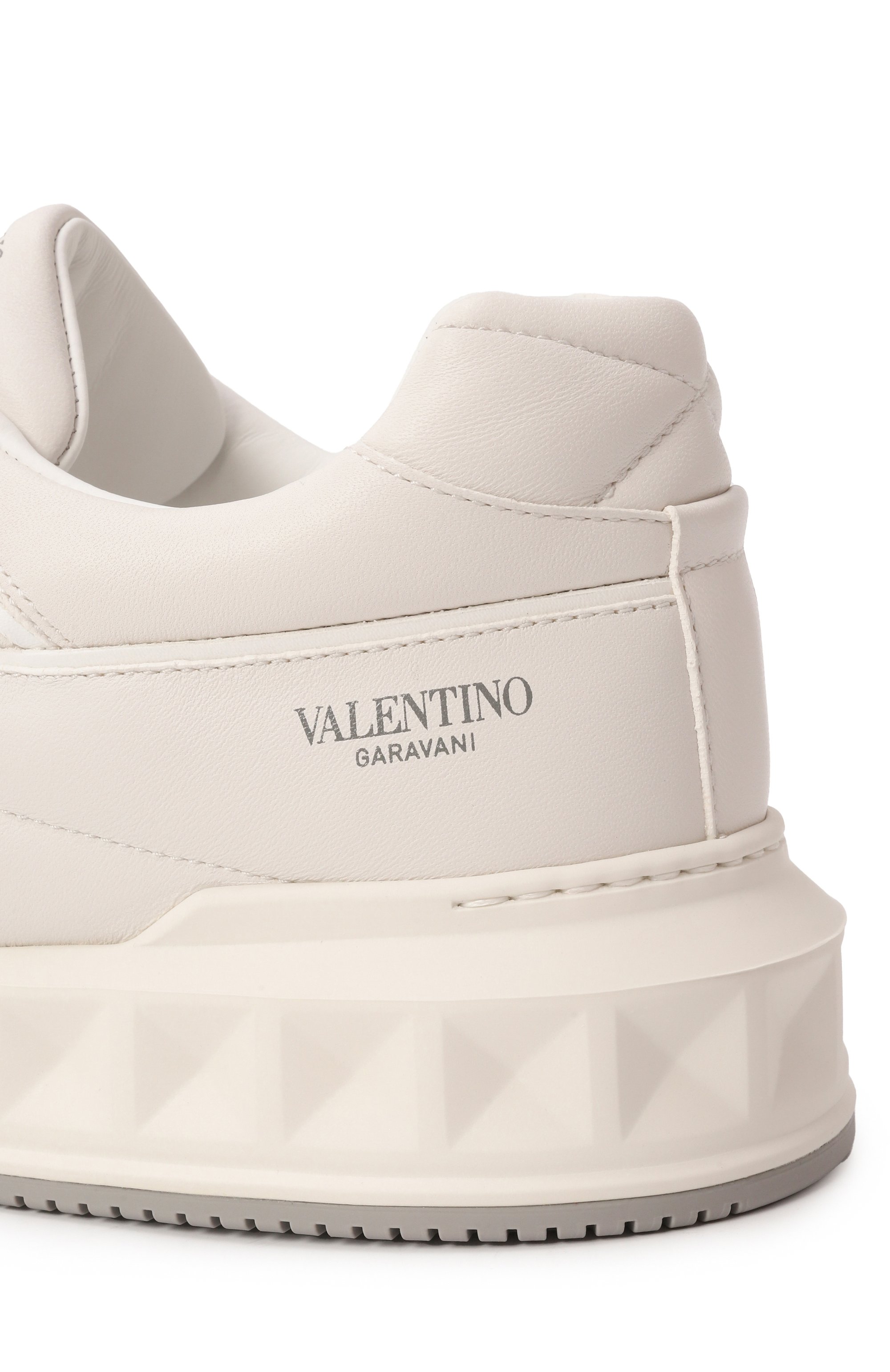 Кожаные кеды one stud VALENTINO, арт. 6Y2S0E71/NWN, фото 7