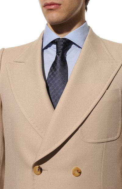 Шелковый галстук GUCCI, арт. 456520/4B002, фото 2
