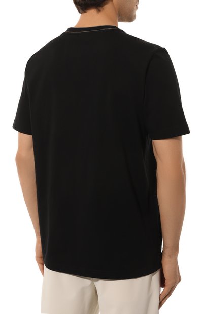 Хлопковая футболка BOSS GREEN, арт. 50525080, фото 4