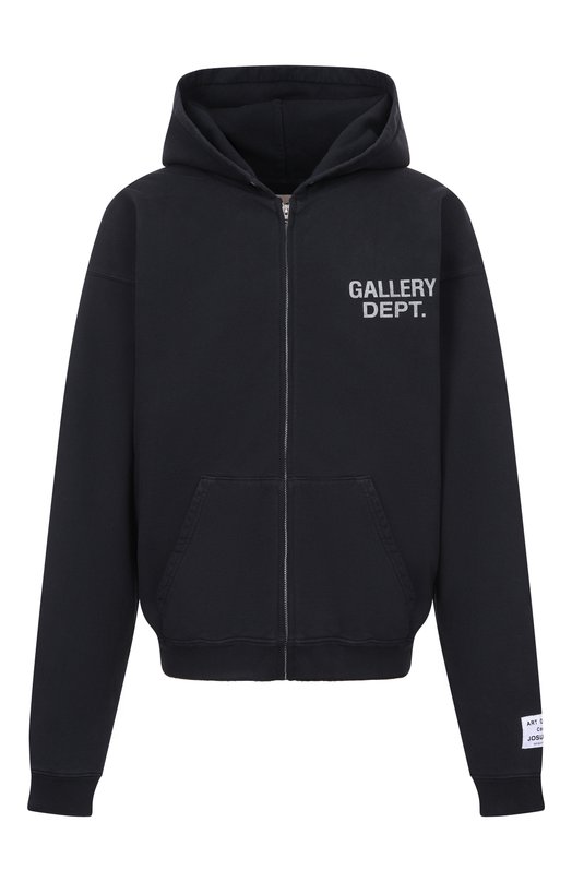 Хлопковая толстовка Gallery Dept. FZ-50047 Чёрный FZ-50047