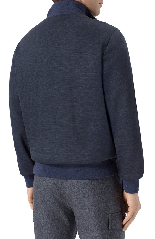 Шерстяная толстовка MVST 13M468.VP00.MUST. Синий  13M468.VP00.MUST. Фото 4