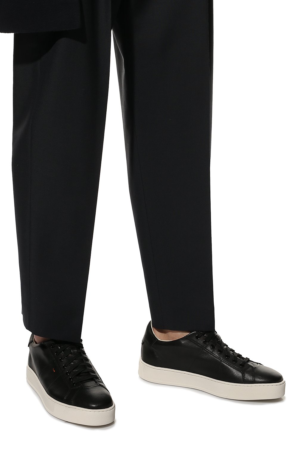 Кожаные кеды SANTONI, арт. MBGL21012PNNXESCN01, фото 3