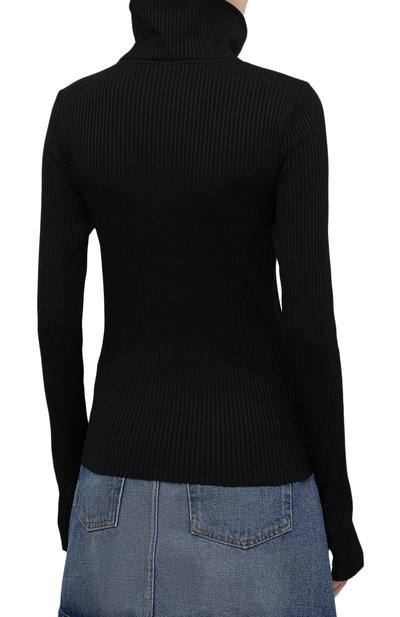 Пуловер HELMUT LANG черного цвета по цене 36250 руб., арт. L07HW507, фото 4 Пуловер HELMUT LANG, арт. L07HW507, фото 4
