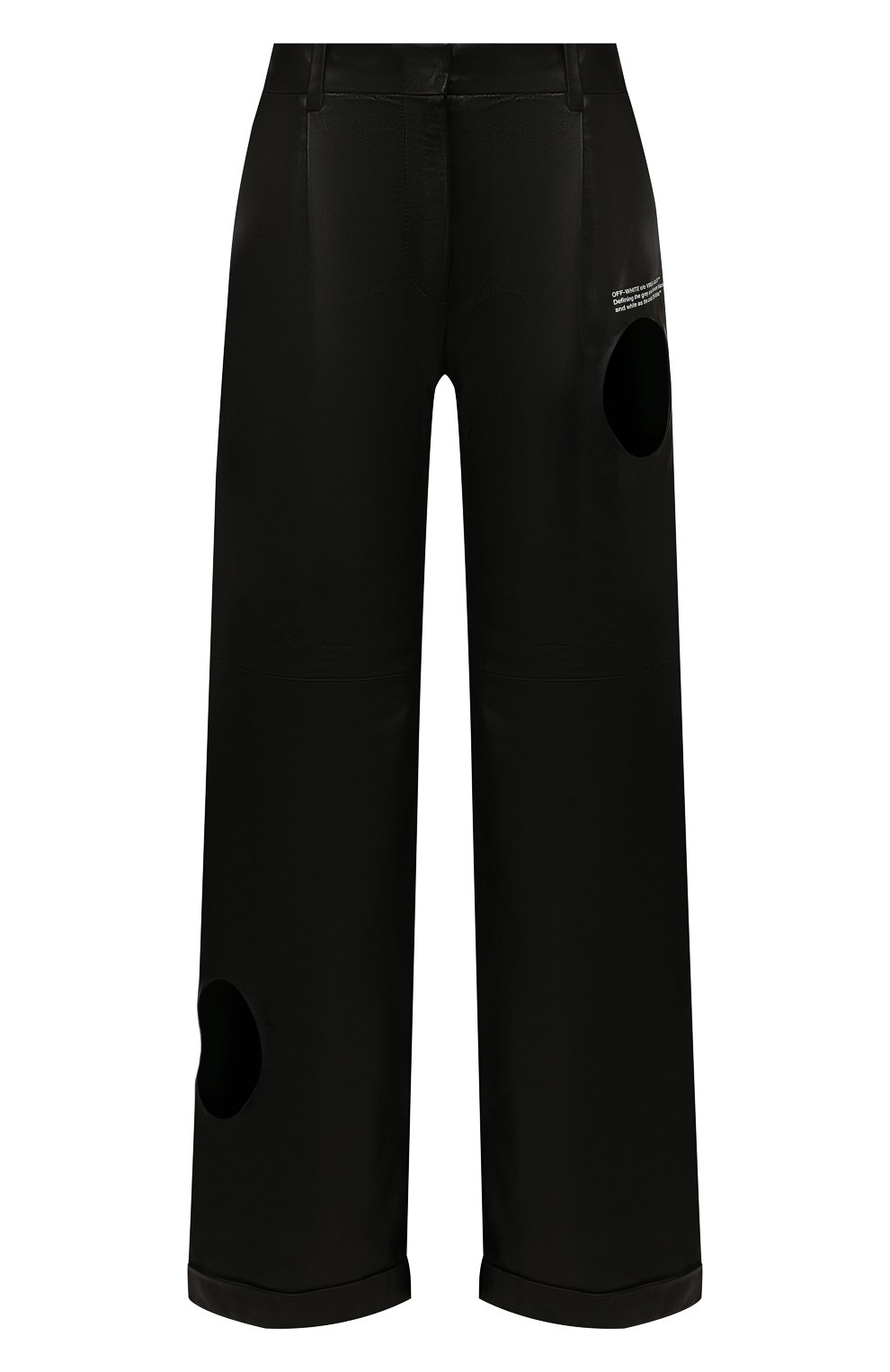 Кожаные брюки OFF-WHITE, арт. 0WJB007S20LEA0011000, фото 1