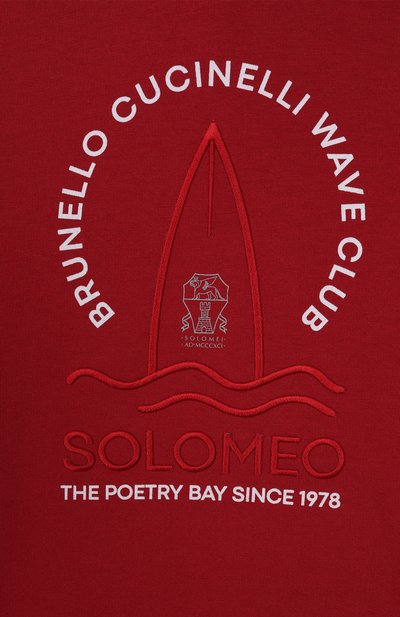 Хлопковое худи BRUNELLO CUCINELLI, арт. BW863E184B, фото 3