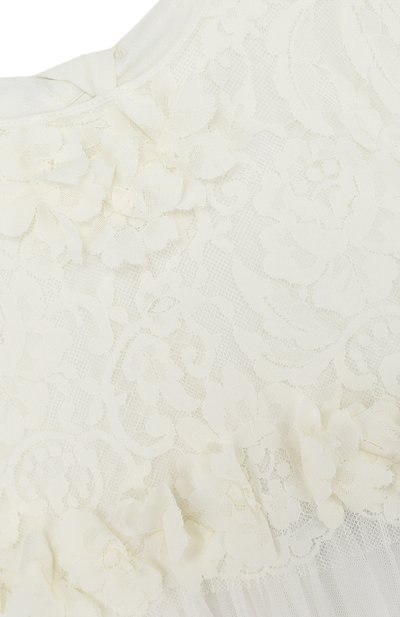 Многослойное платье из шелка и полиамида с кружевной отделкой RHEA COSTA, арт. BBY031/10-14, фото 3