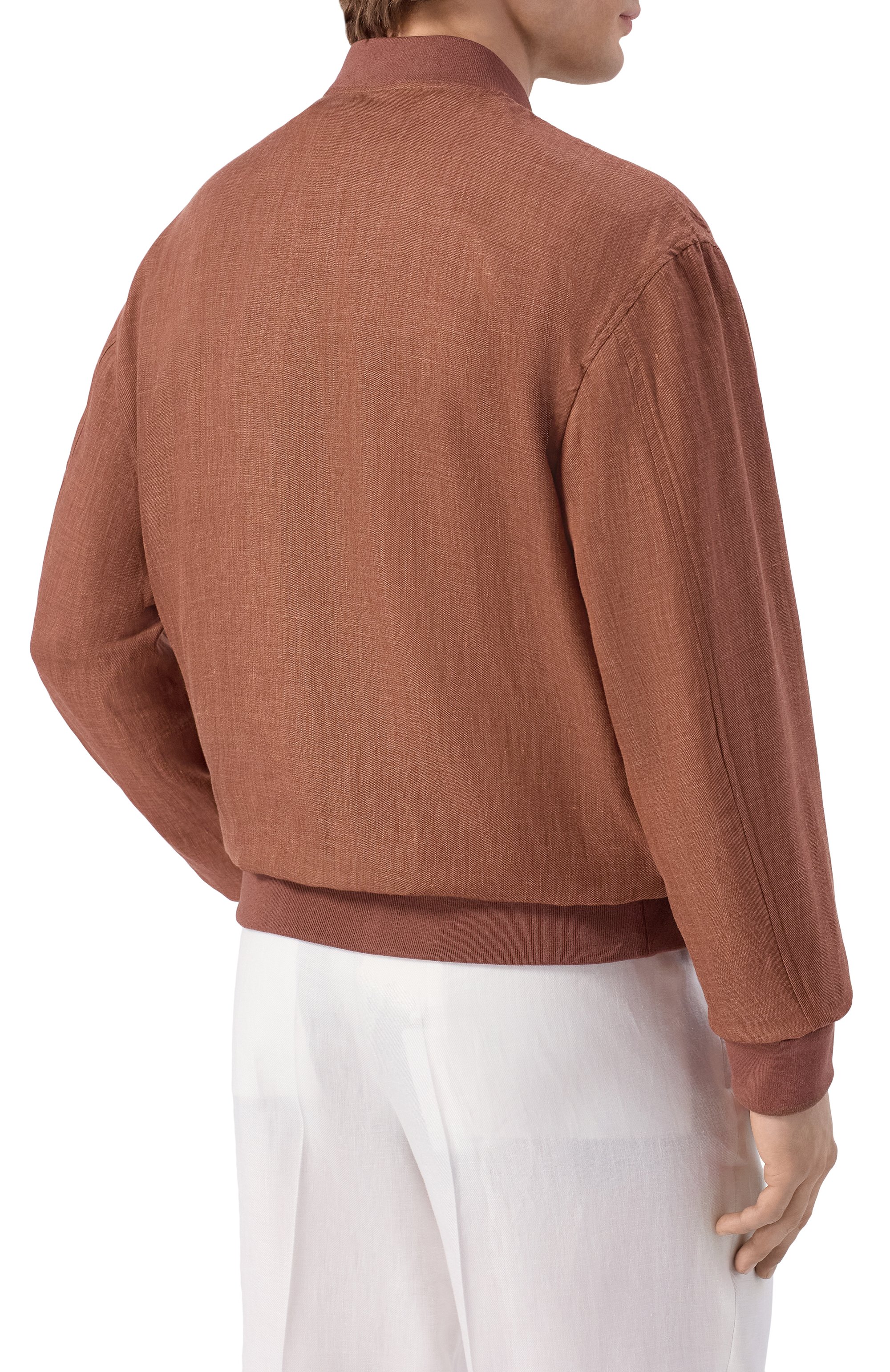 Бомбер изо льна и шерсти MVST, арт. M26.2PM.0008/F098 LINEN RAIN SYSTEM (WITH0UT MEMBR, фото 4