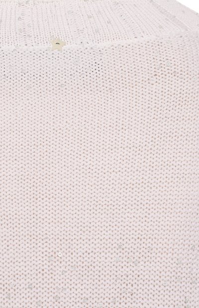Шерстяной пуловер LORENA ANTONIAZZI белого цвета по цене 75150 руб., арт. A24117VM85A/2471, фото 5 Шерстяной пуловер LORENA ANTONIAZZI, арт. A24117VM85A/2471, фото 5