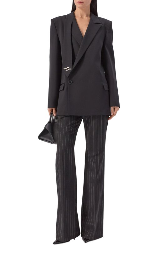 Брюки Sportmax SPXVISIN0 Чёрный  SPXVISIN0 Фото 2