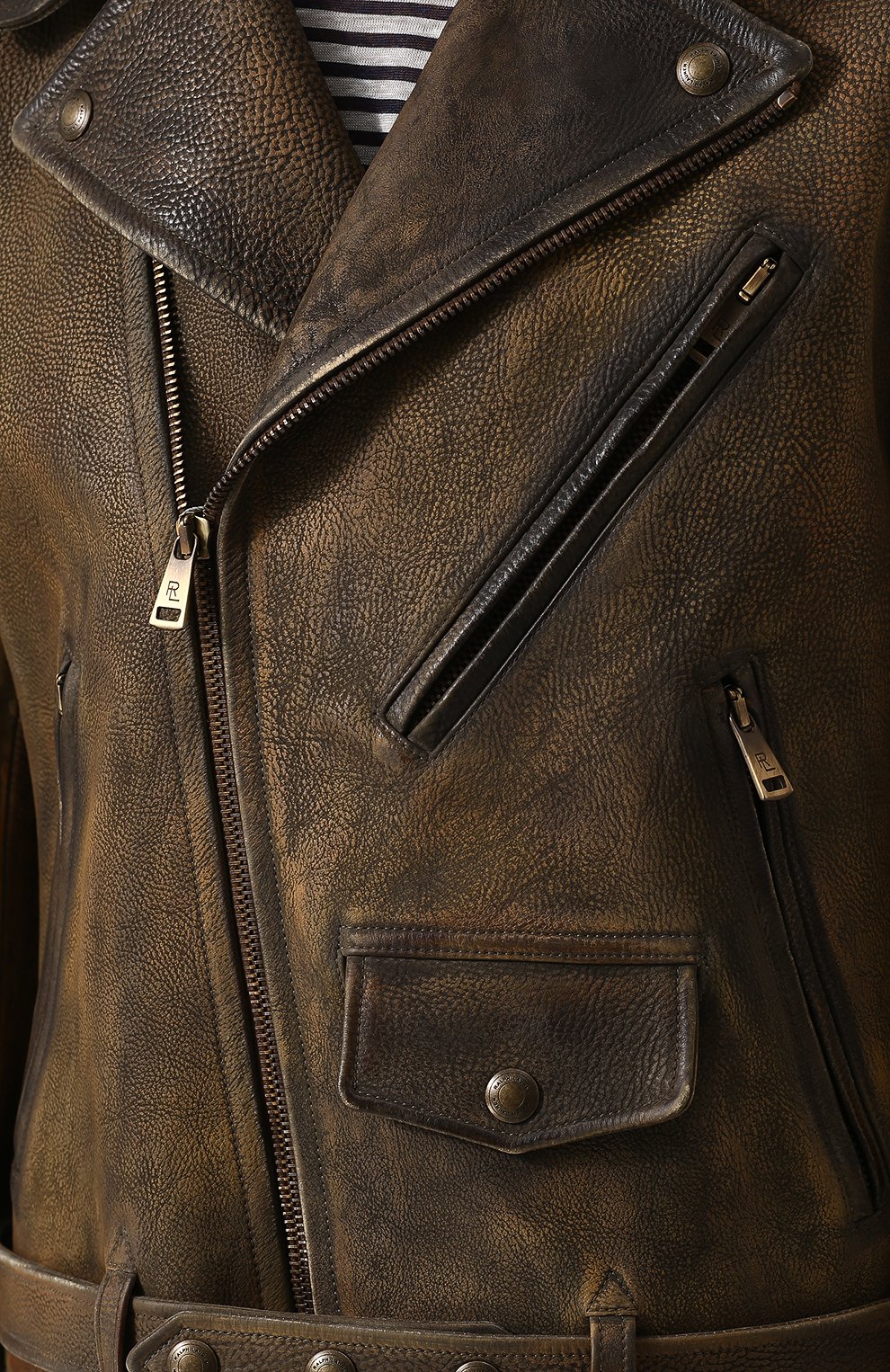 Кожаная косуха с поясом RALPH LAUREN, арт. 790692704, фото 5