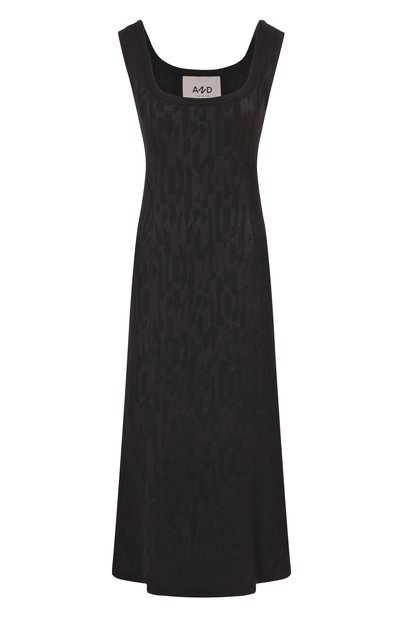 Женское платье из шерсти и вискозы AND THE BRAND, арт. W26-D048-1202-900