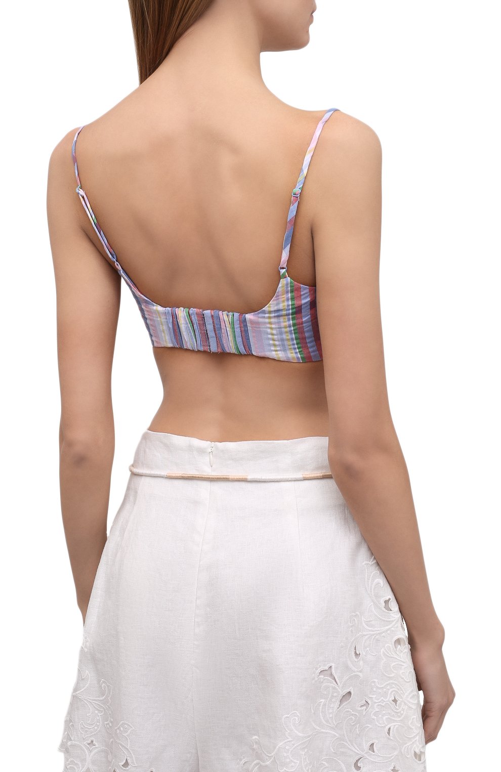 Хлопковый топ ZIMMERMANN, арт. 1642TTED, фото 4