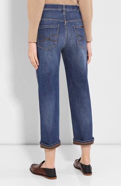 Джинсы с отворотами BRUNELLO CUCINELLI, арт. MH107P5466, фото 4