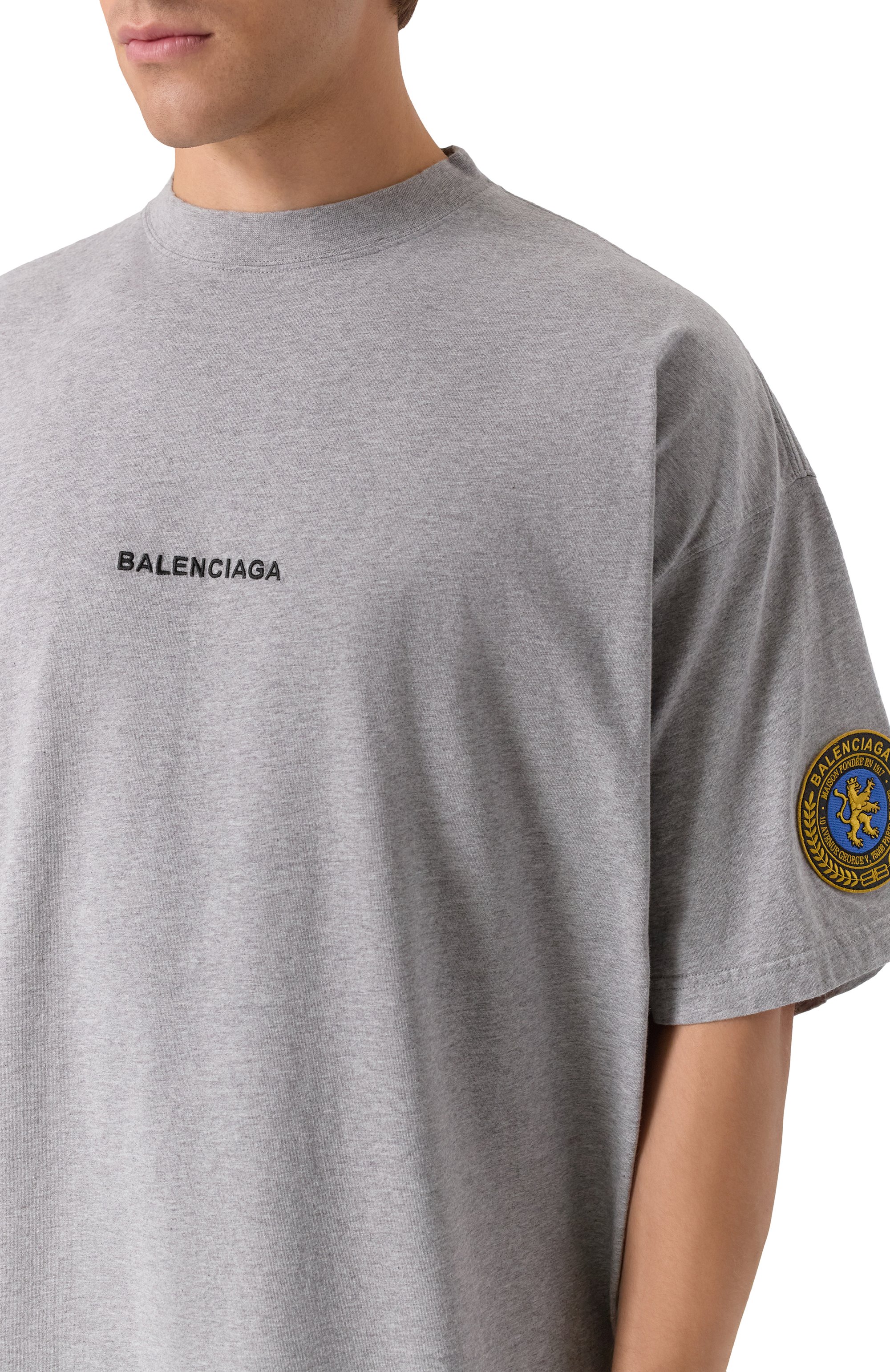 Хлопковая футболка BALENCIAGA, арт. 831305/TSVH4, фото 5