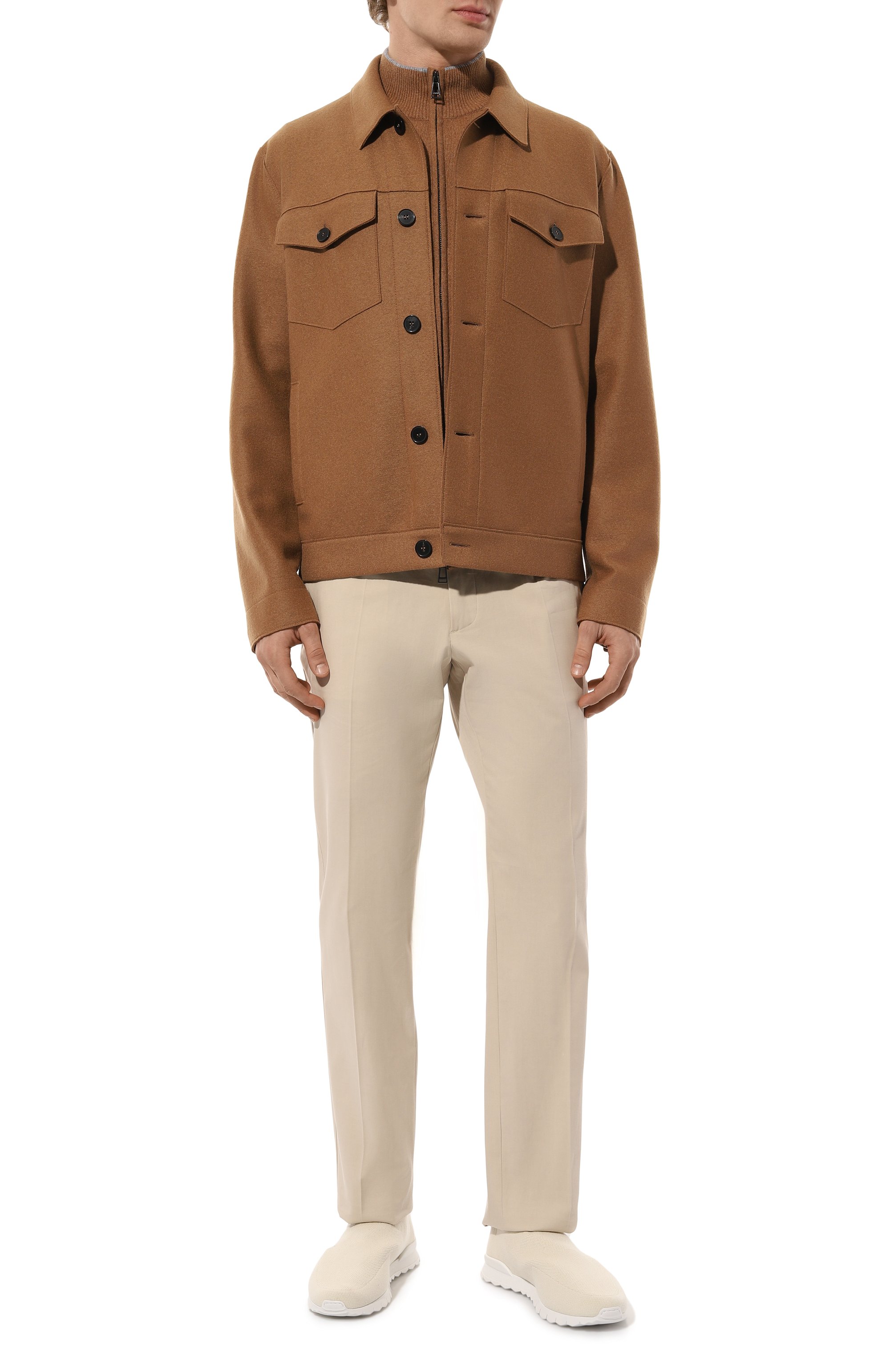 Текстильные кроссовки KITON, арт. USSA089N01046, фото 2